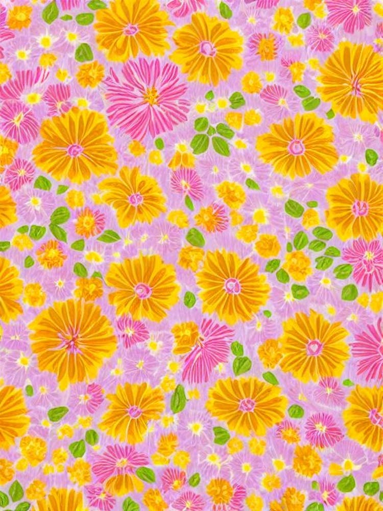 Zantedeschia Aethiopica Floral Print Warm Tones 2 Flower