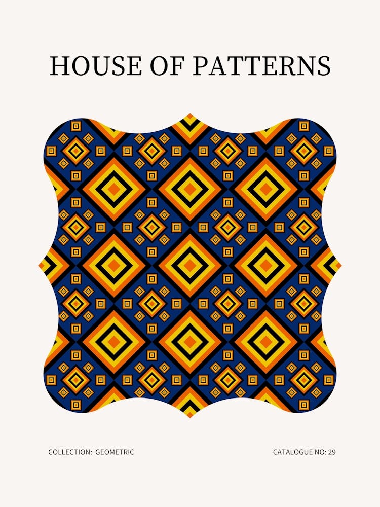 Geometric Pattern Poster 29