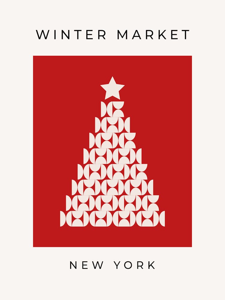 Winter Market | 08 - Christmas Tree Red