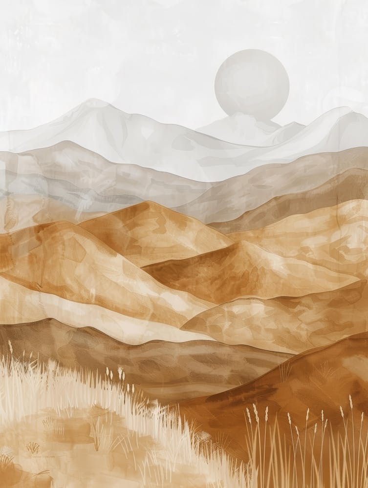 Wüstenlandschaft Leinwanddruck 2