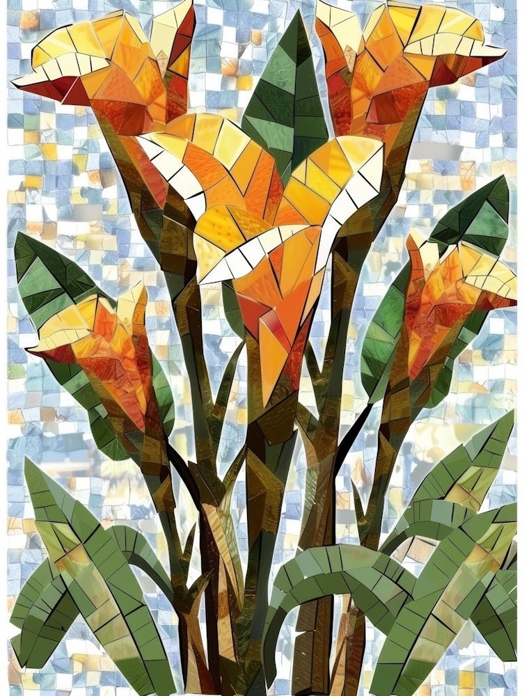 Mosaic Calla Lily