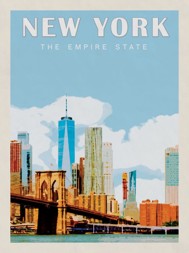 New York City Travel Poster