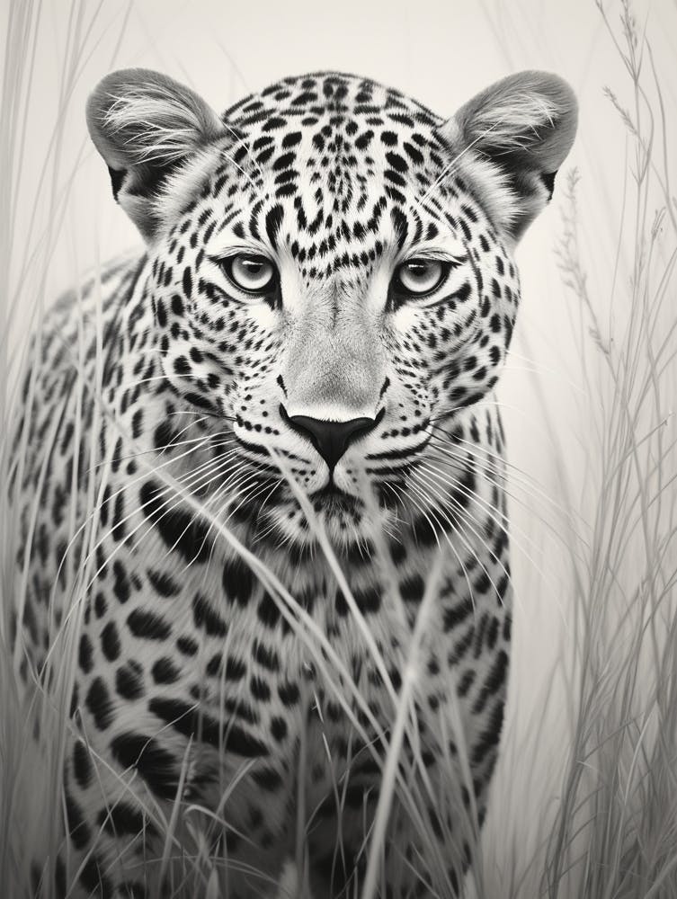 African Leopard Realism Portrait 2