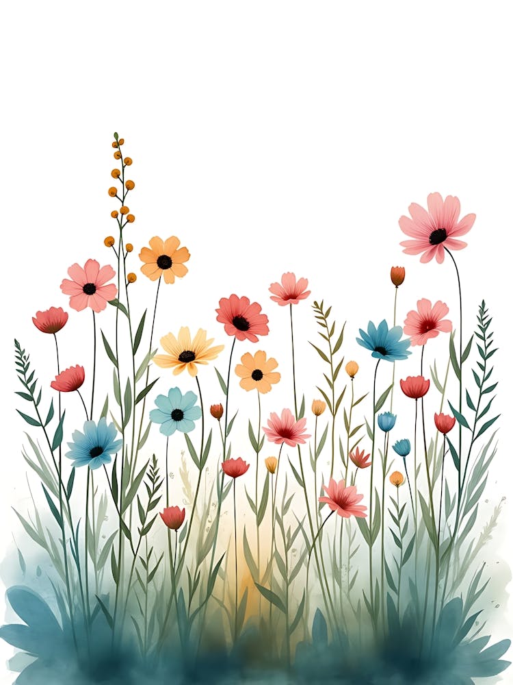 Tranquil Botanical Composition For Interior Styling