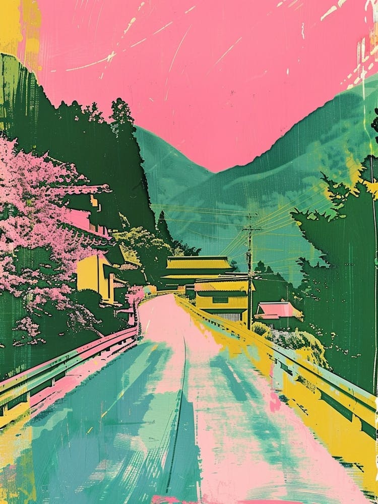Kiso Valley Duotone Silkscreen 1