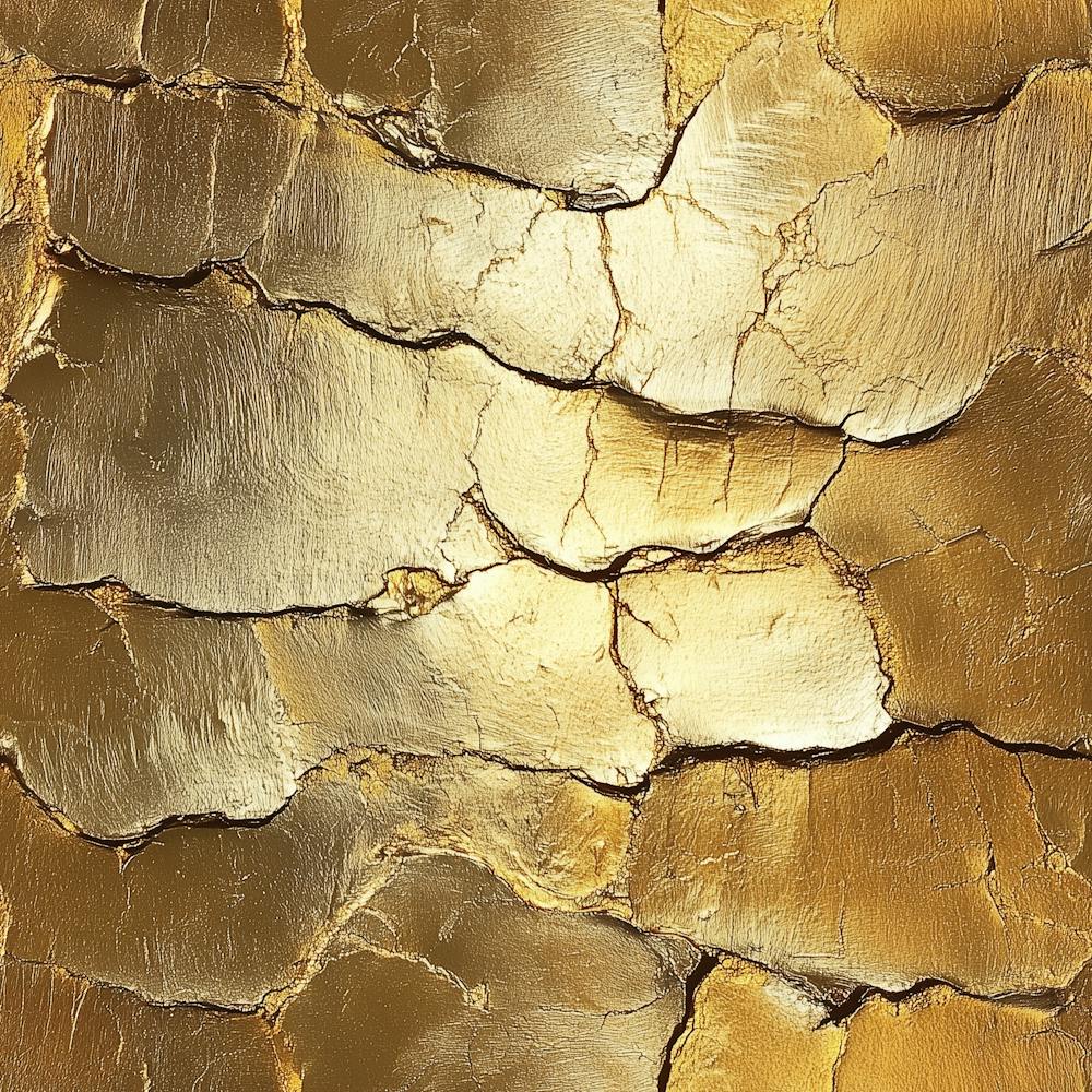 Goldene Craquelé-Textur