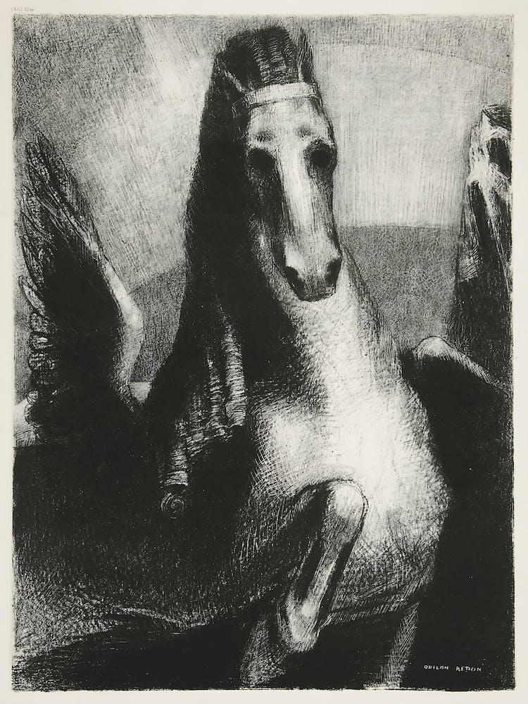 The Wing (1893), Odilon Redon