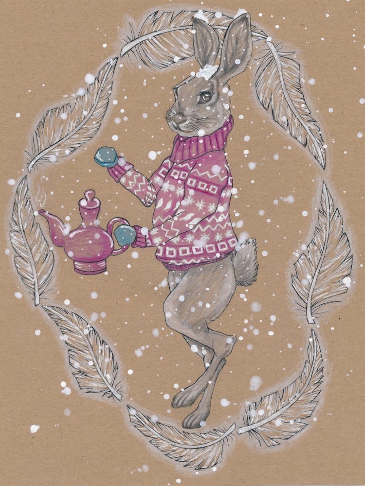 Winter bunny