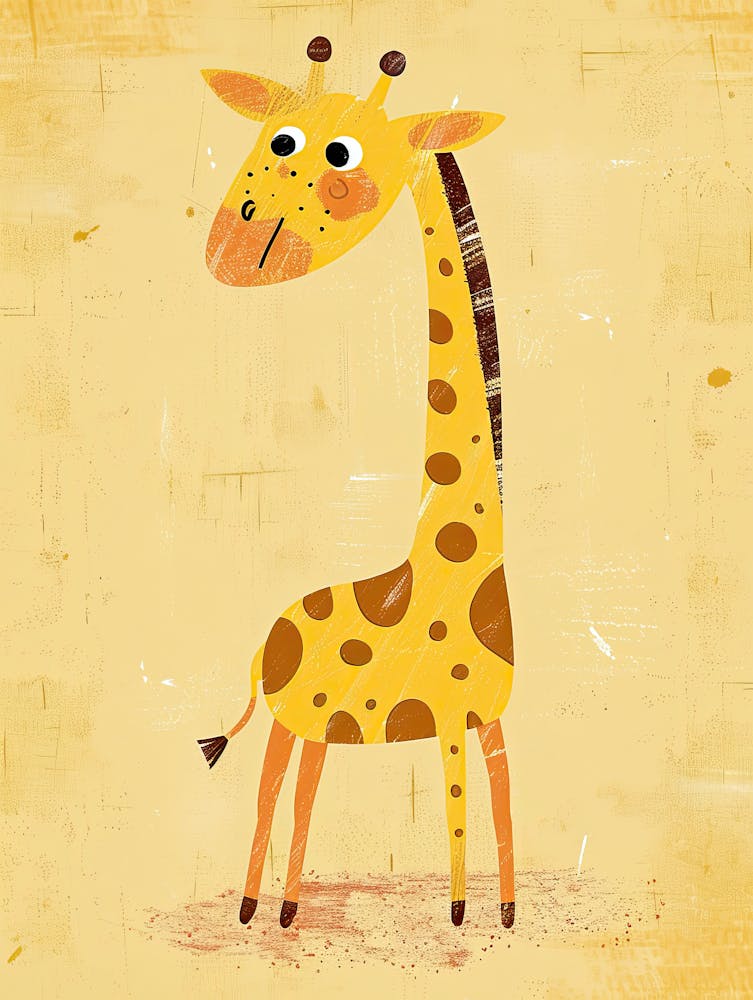 Soft Safari Friend Children Prints & Kids Posters