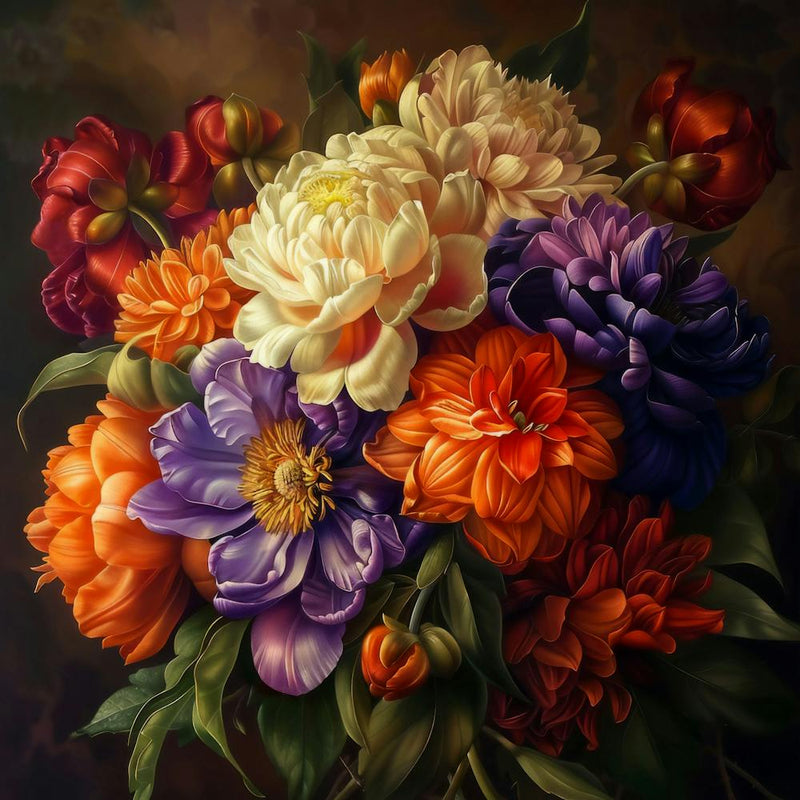 Floral Art 0006 Floral 0006 Bold Flower Bg 9