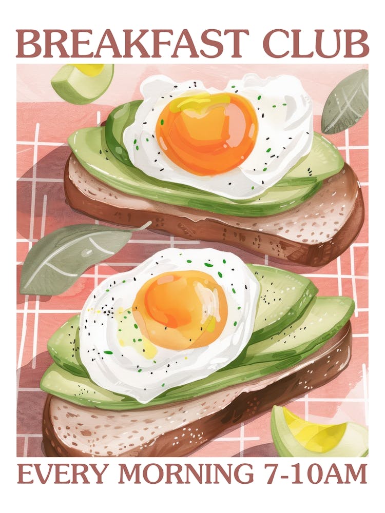 Breakfast Club Poached Eggs 1