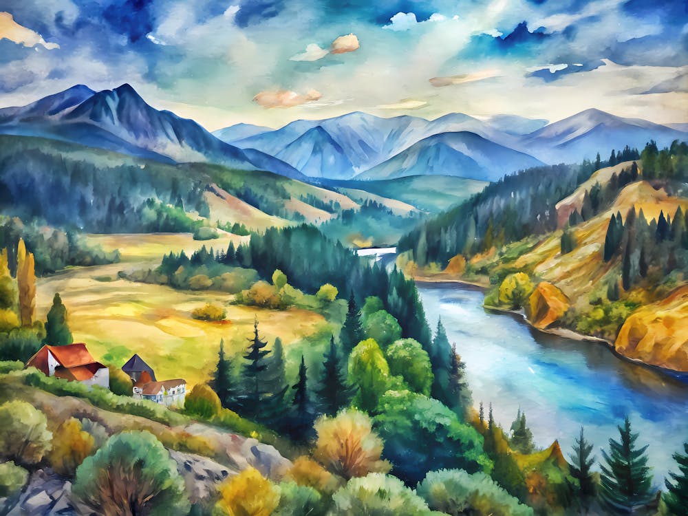 Van Gogh Retezat National Park Romania