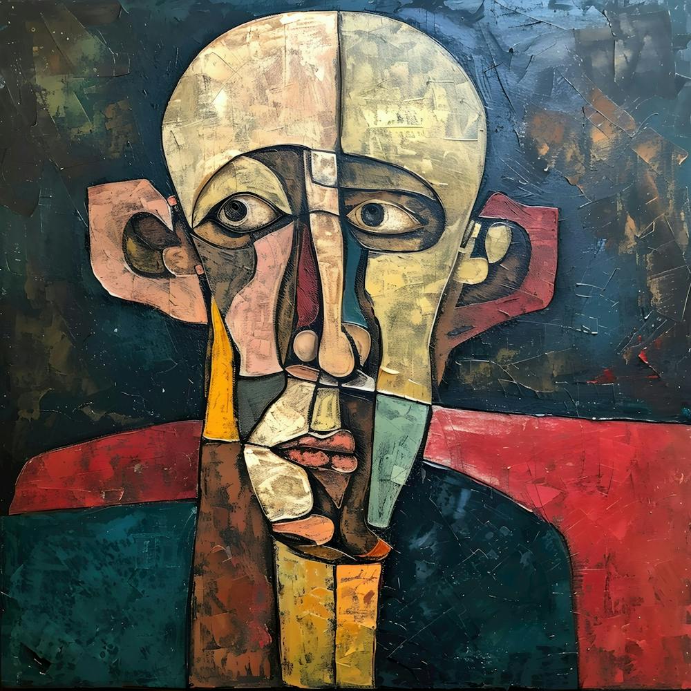 Abstracted Contemplation: The Sentinel of Solitude