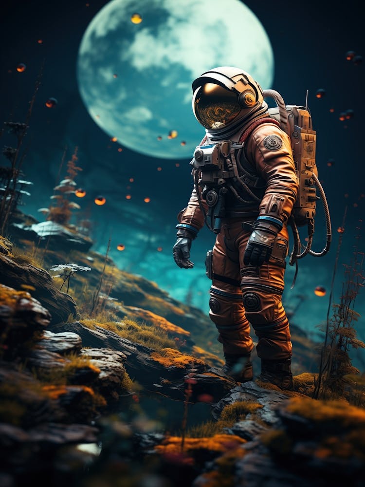 Astronaut In Space 12