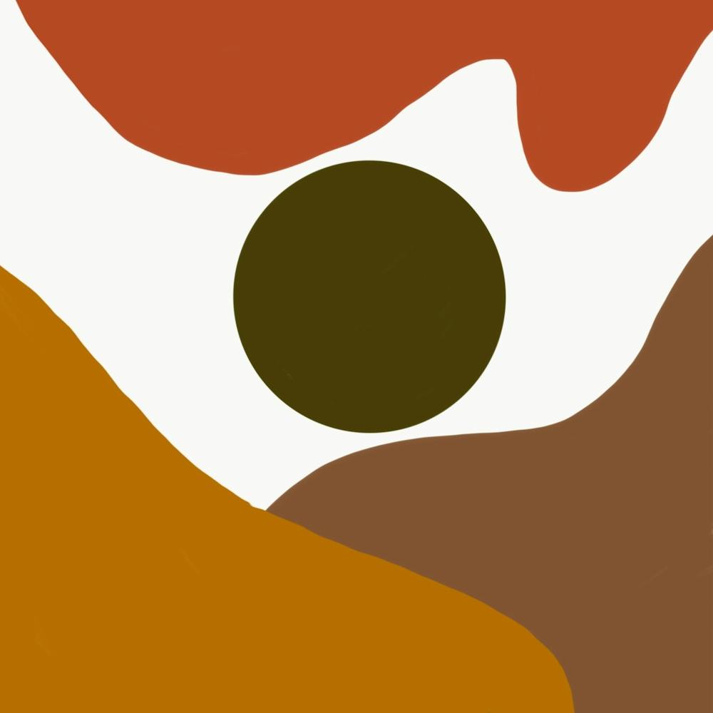 Minimal Abstract Landscape Painting 