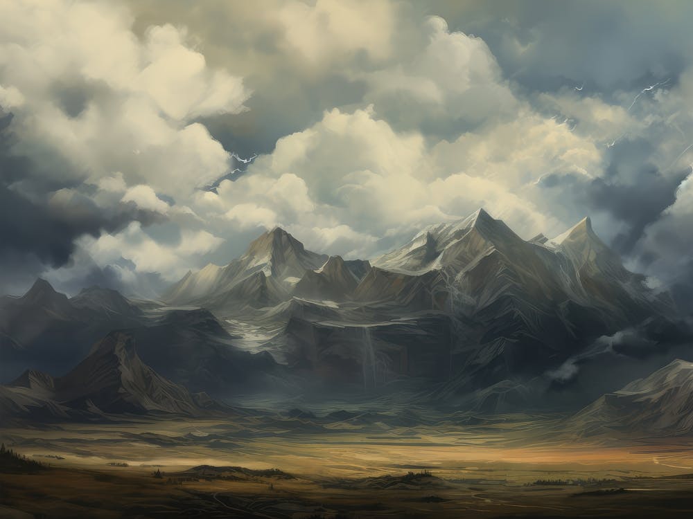 Wyoming Landscape Oil Painting