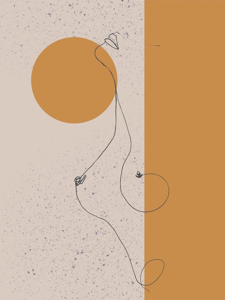 Climax Yellow Abstract Line