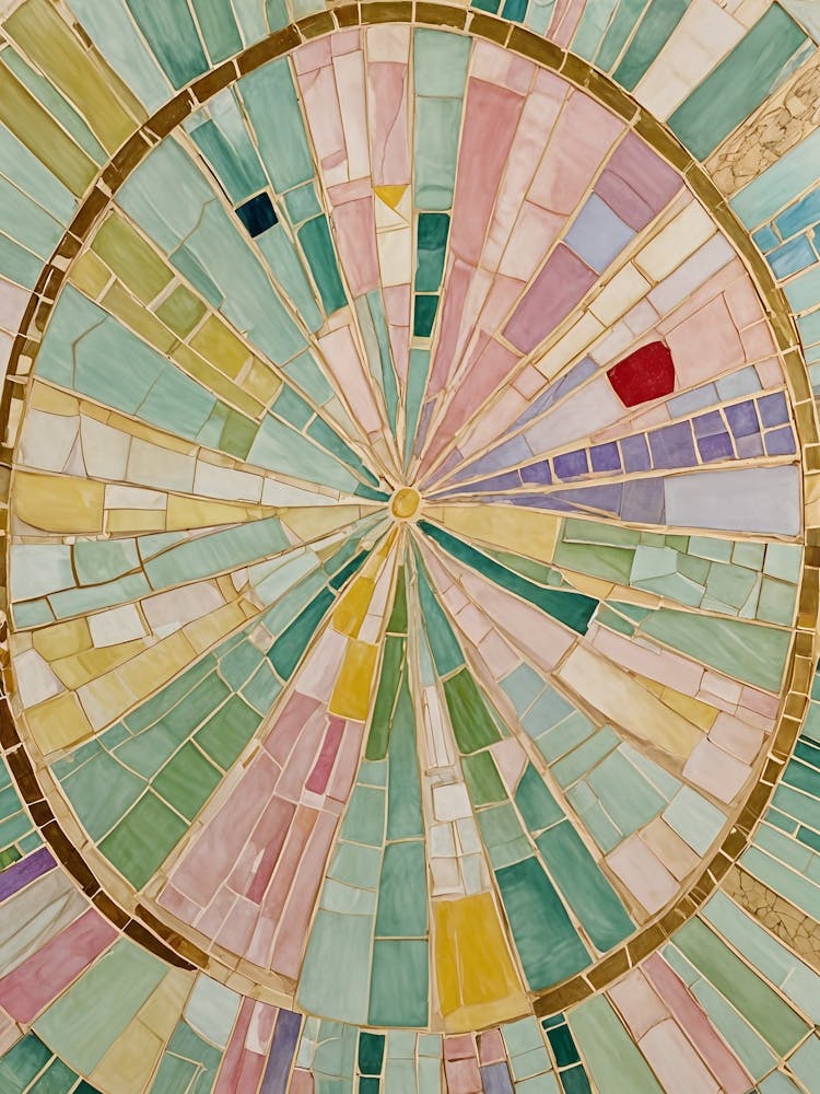 Rainbow Mosaic Burst no1