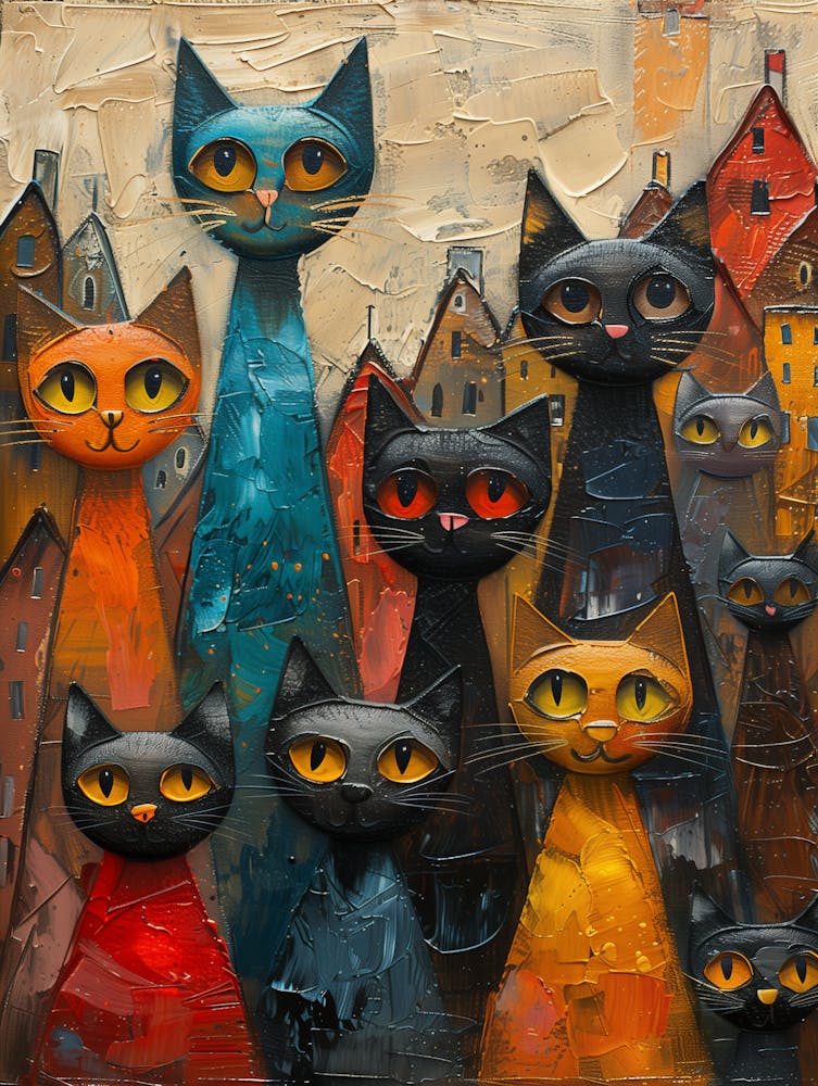 Katzen in der Stadt