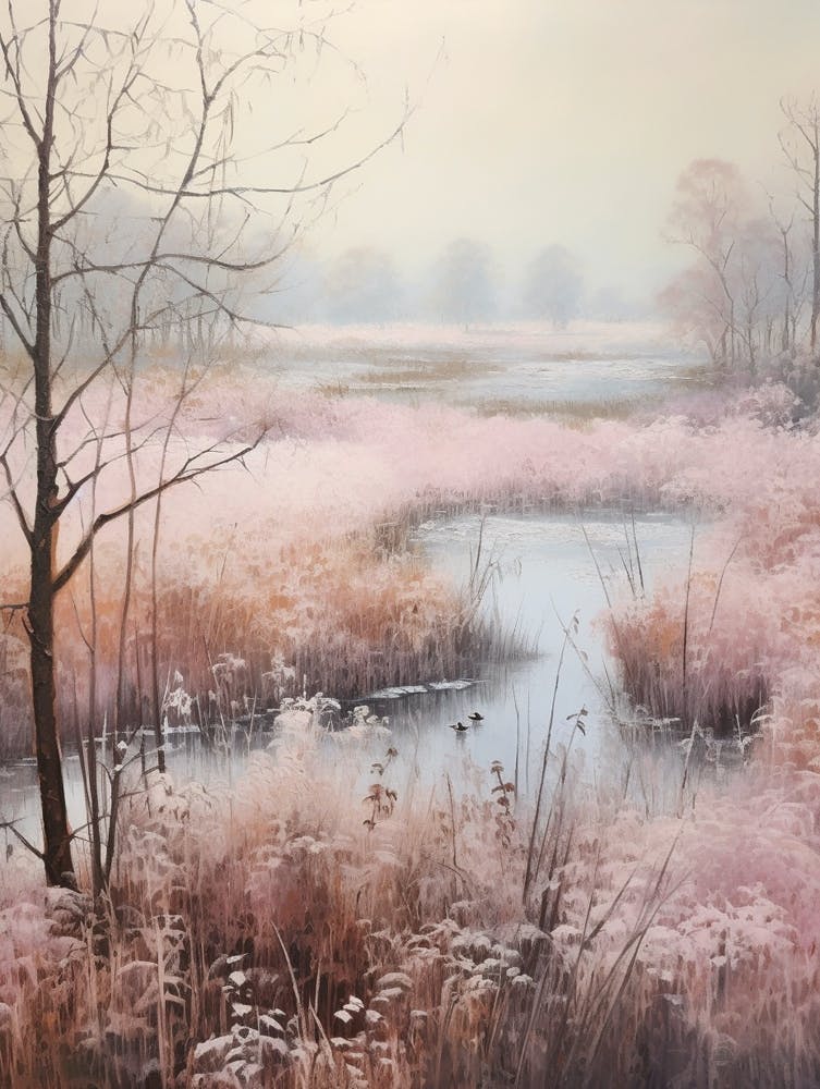 Dreamy Winter Painting Everglades National Park United States 4