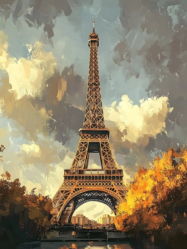 Eiffel Tower Modern 1