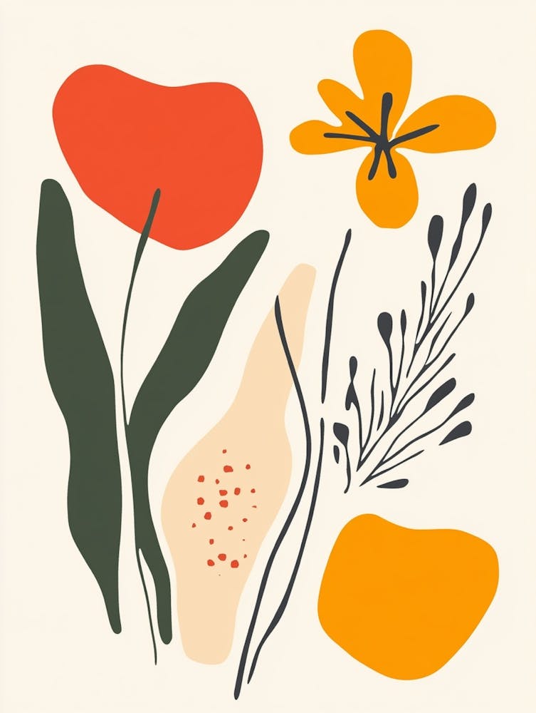Abstract Floral Painting 34
