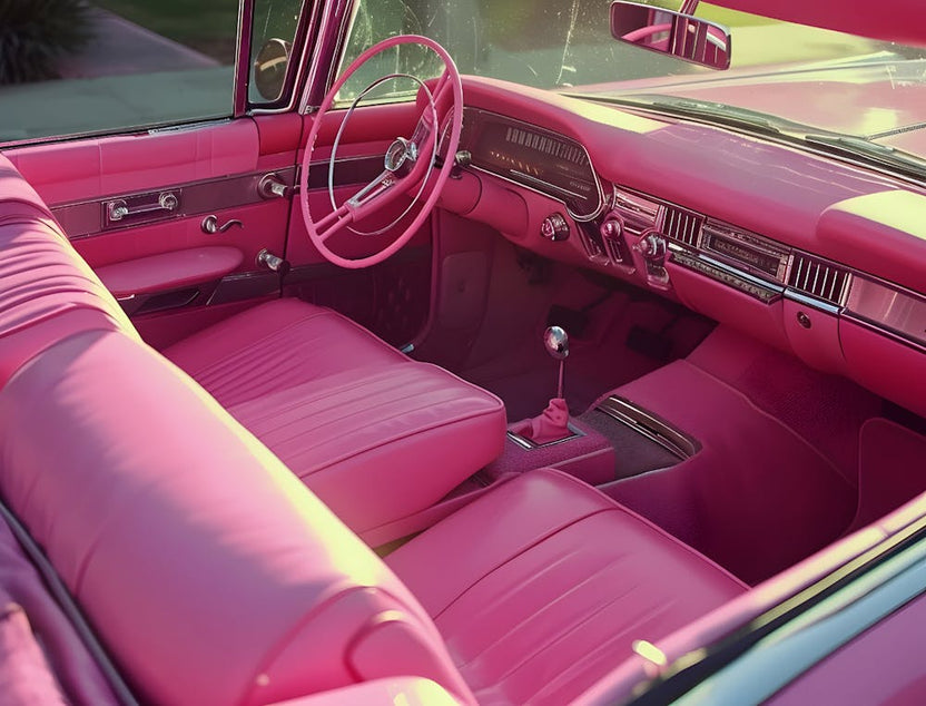 Pink Car Interior