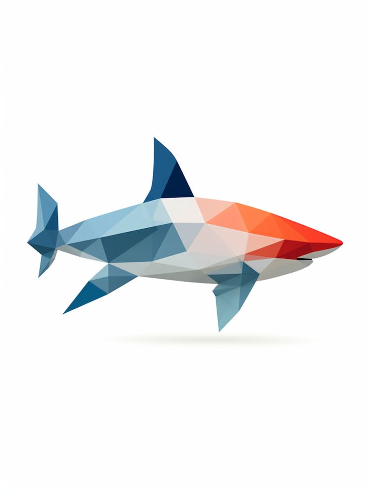 Minimalist Shark Shape 4