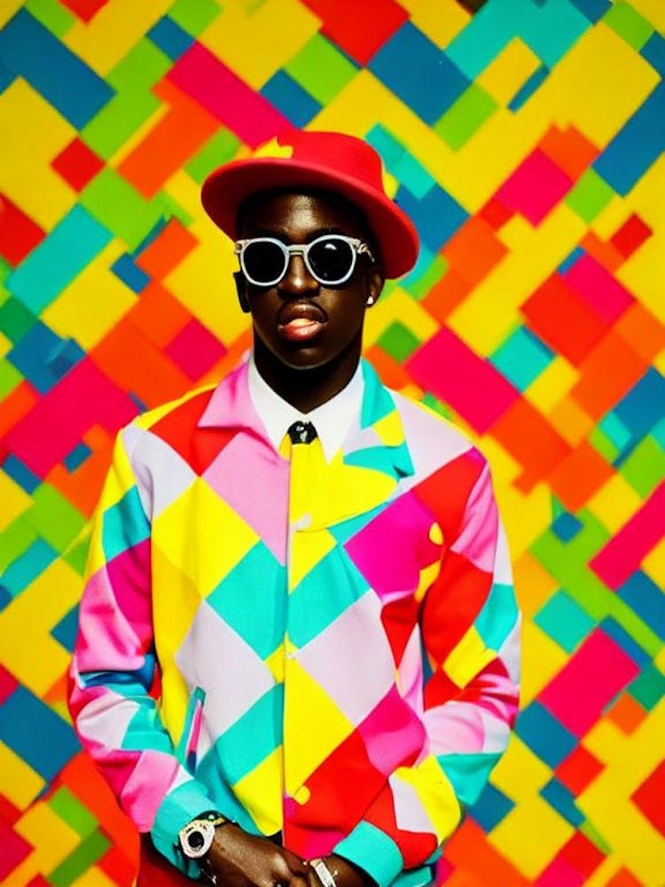 Lil Yachty Colourful Pop Art