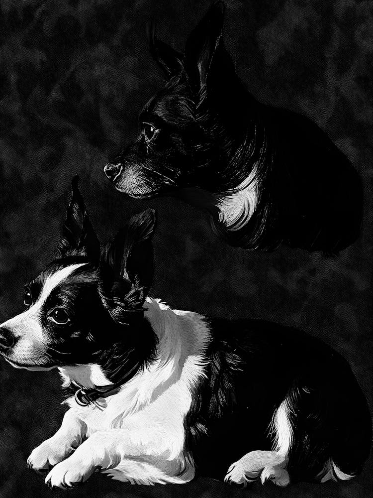 Black And White Dogs 1