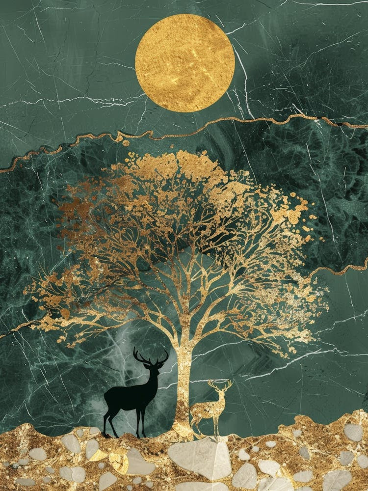 Deers In The Moonlight 4