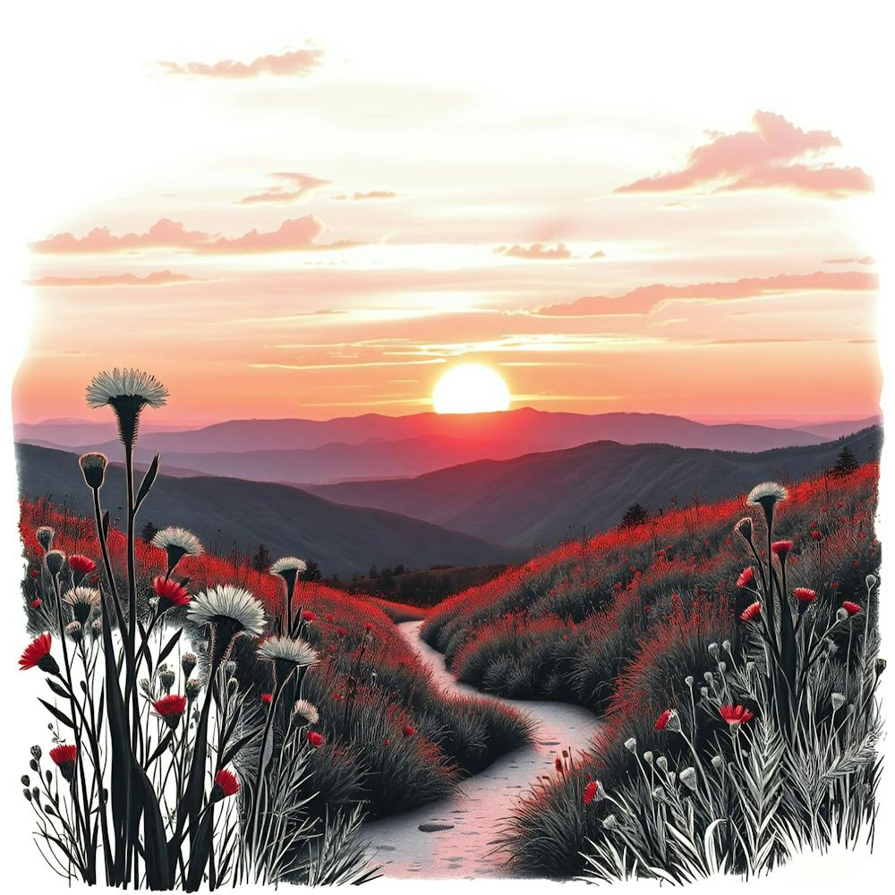 Sunset In The Mountains 46