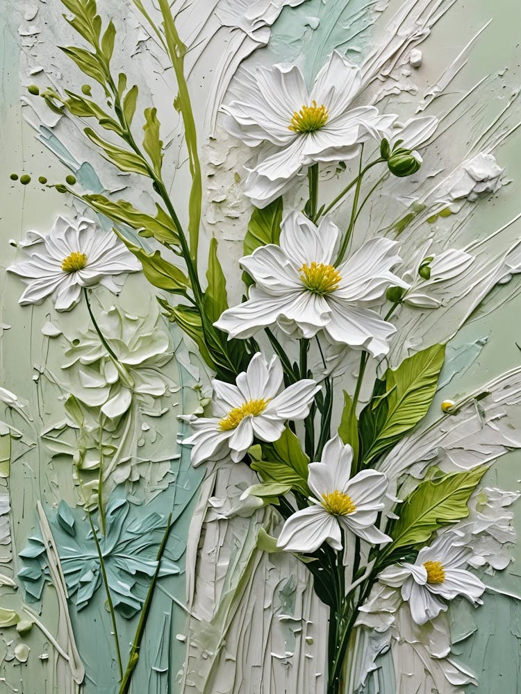 Daisies Painted no1