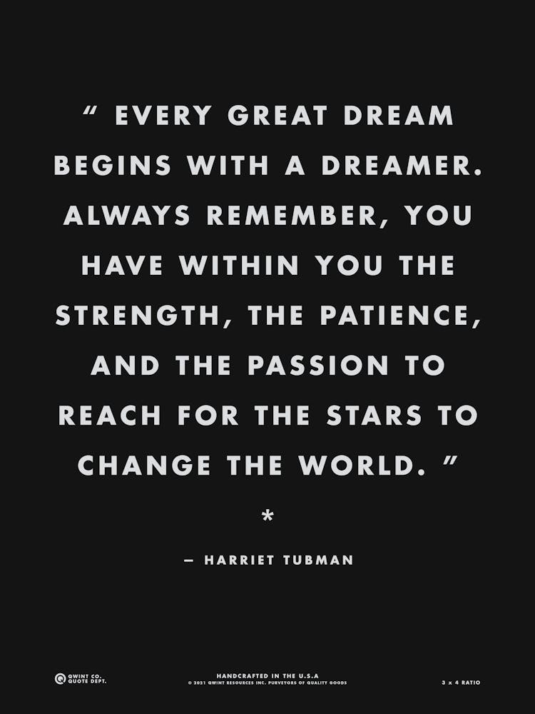 Harriet Tubman Quote
