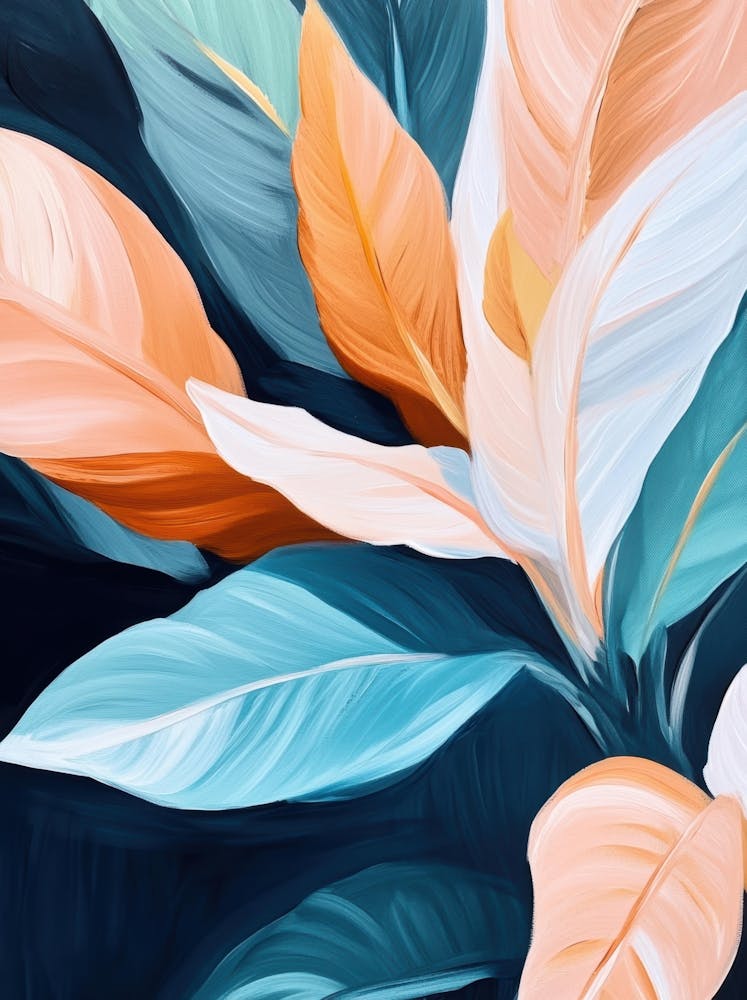 Abstract Tropical Leaves 5