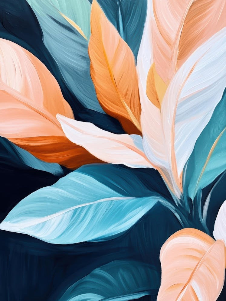 Abstract Tropical Leaves 5