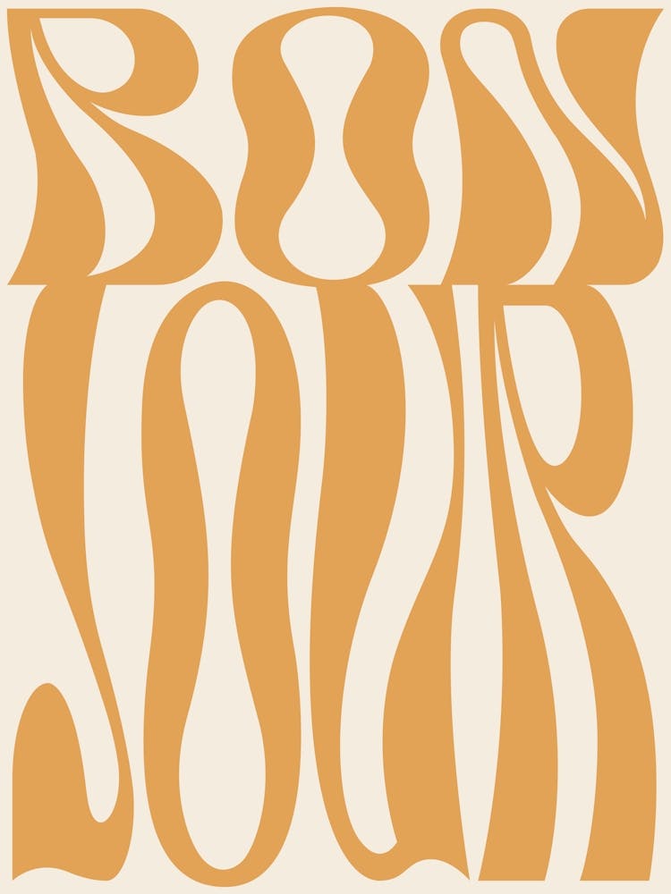 Retro Bonjour - Yellow