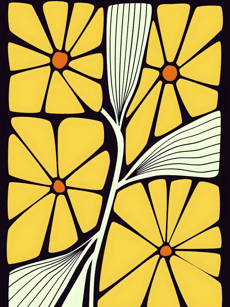 Henri Matisse Yellow Flowers 6