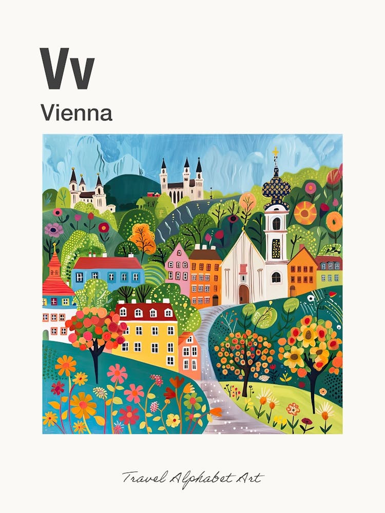 Kids Travel Alphabet  Vienna 1