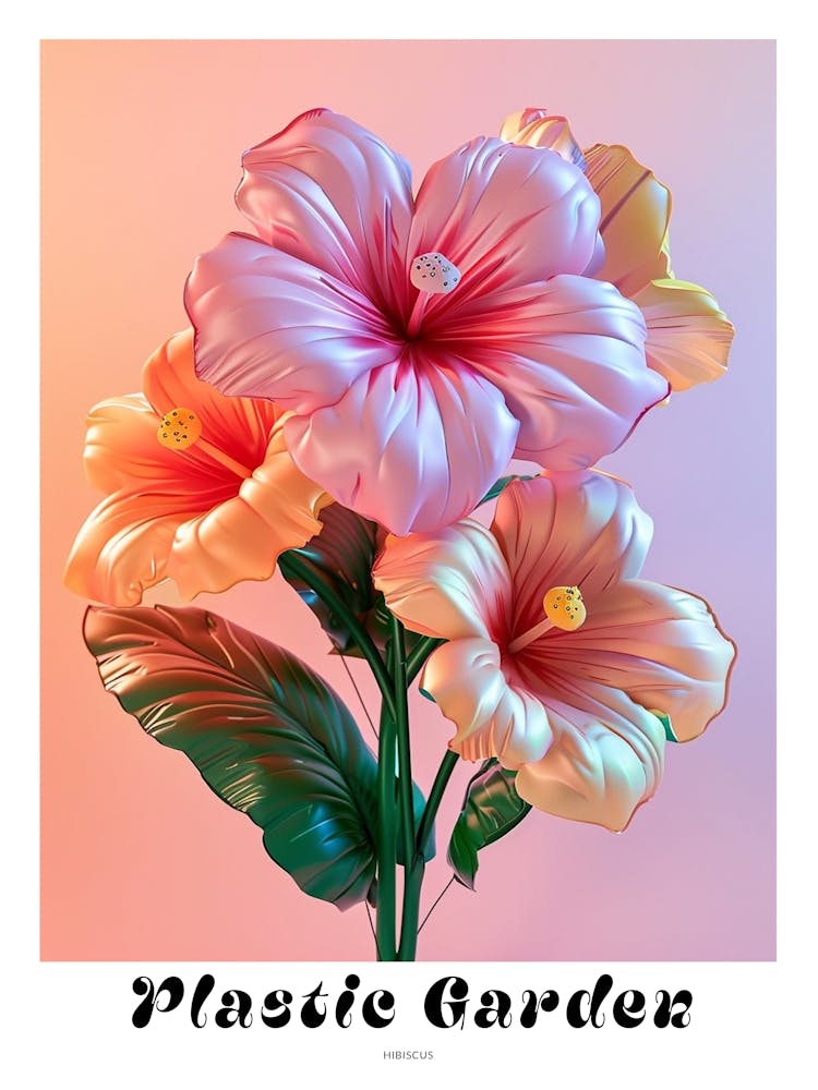 Dreamy Inflatable Flowers Poster Hibiscus 5