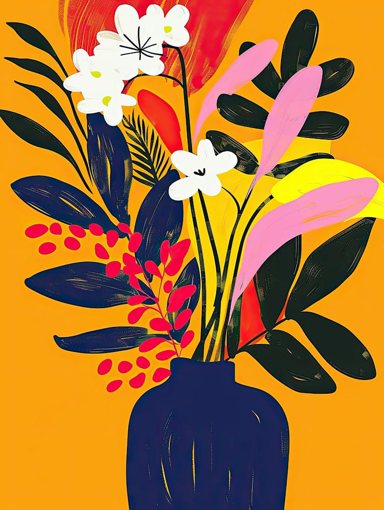 Exuberant Jungle Matisse Style