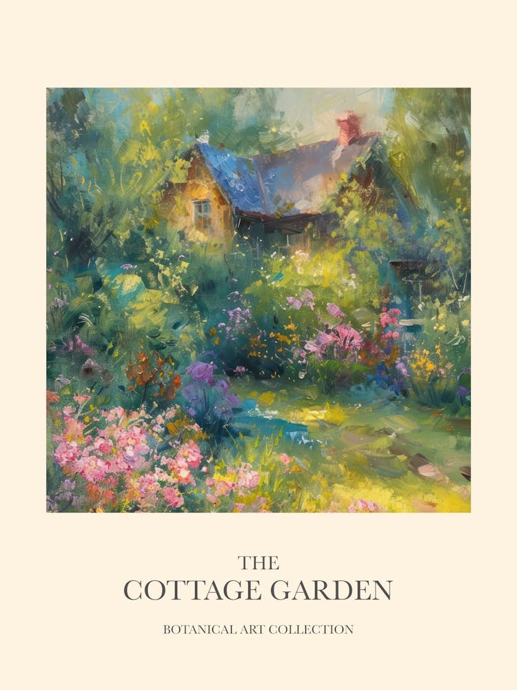 Cottage Garden Poster Enchanted Pond 8