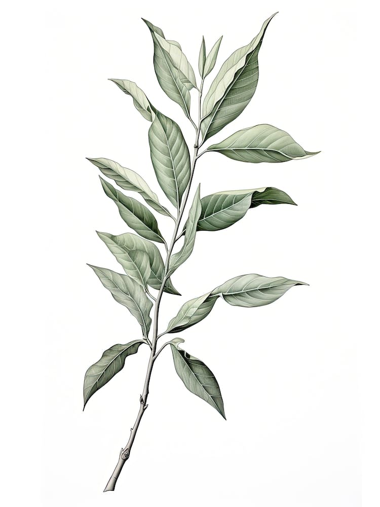Bay Leaves Vintage Botanical Herbs 3