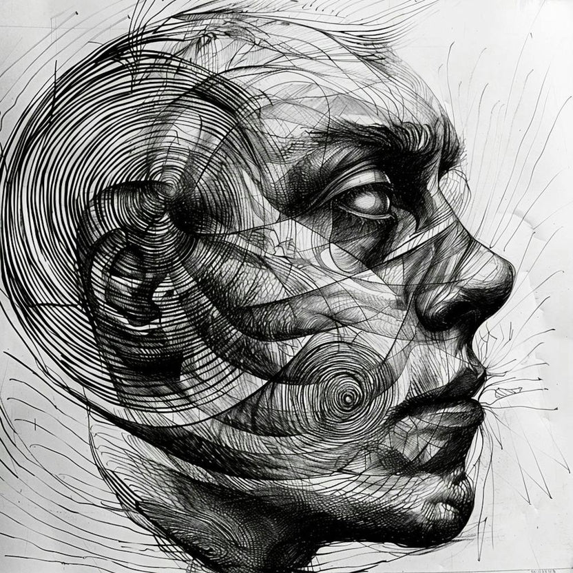 Abstract Portrait Of A Man 3