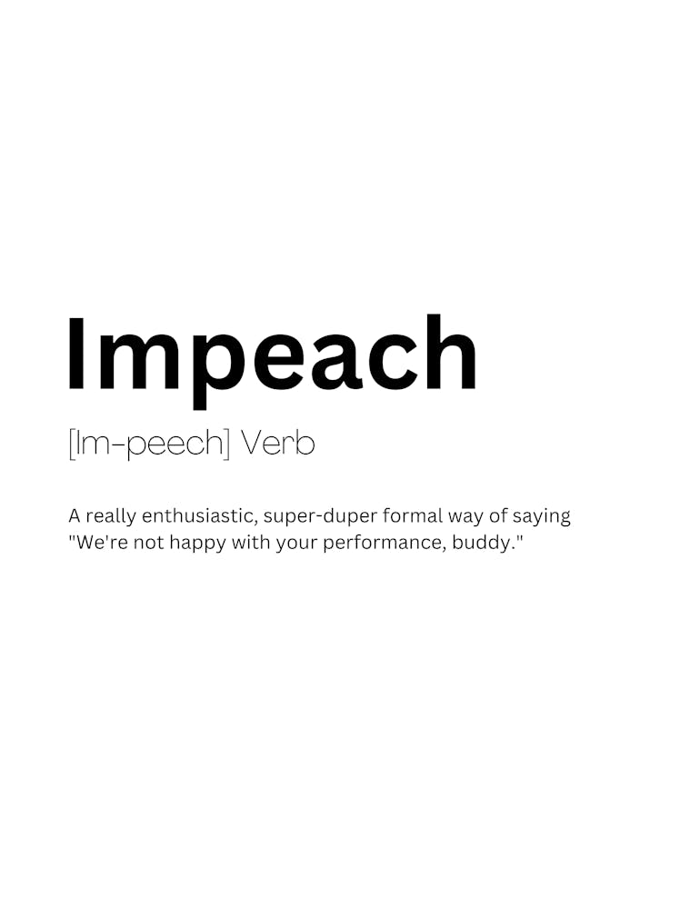 Impeach Definition Meaning 1