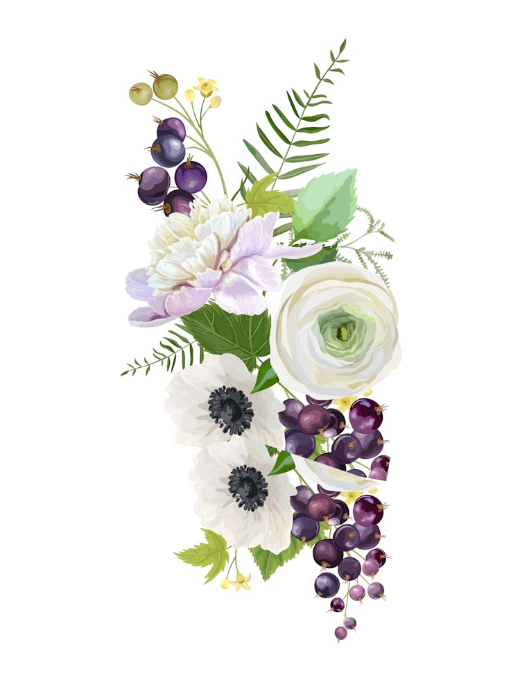 Watercolor Flowers 1