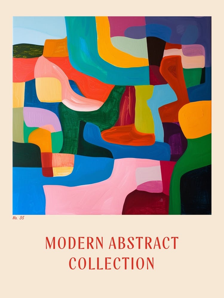 Modern Abstract Collection Poster 35