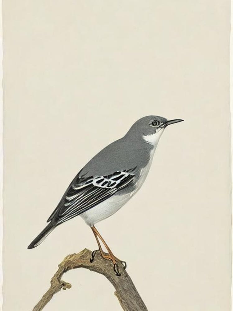 Mockingbird Illustration Bird