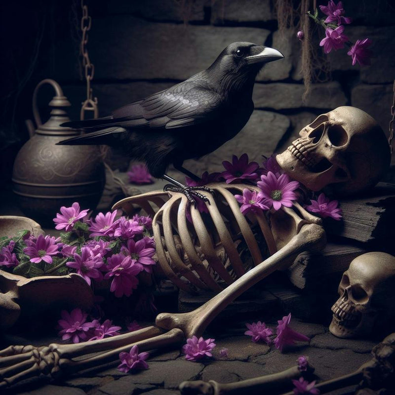 Bones In Flowers