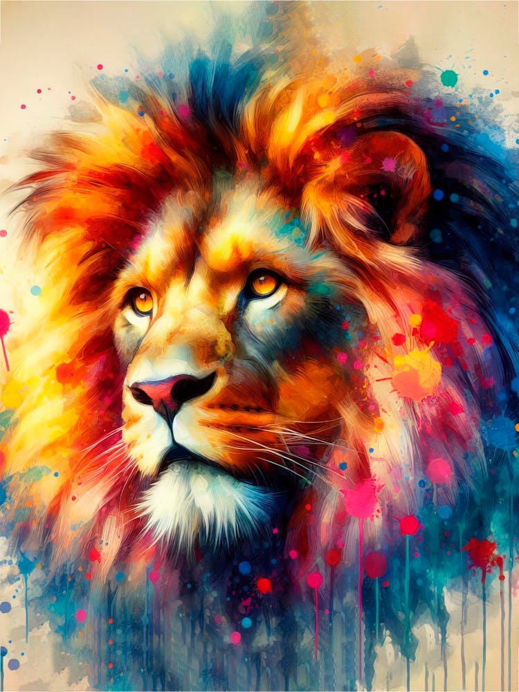 Lion Painting